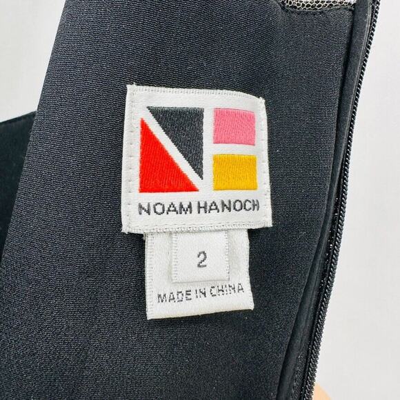 Noam Hanoch Nikka Bandeau Lace Jumpsuit Sz 2 Black Knit ASO Taylor Swift Dance - Picture 9 of 13